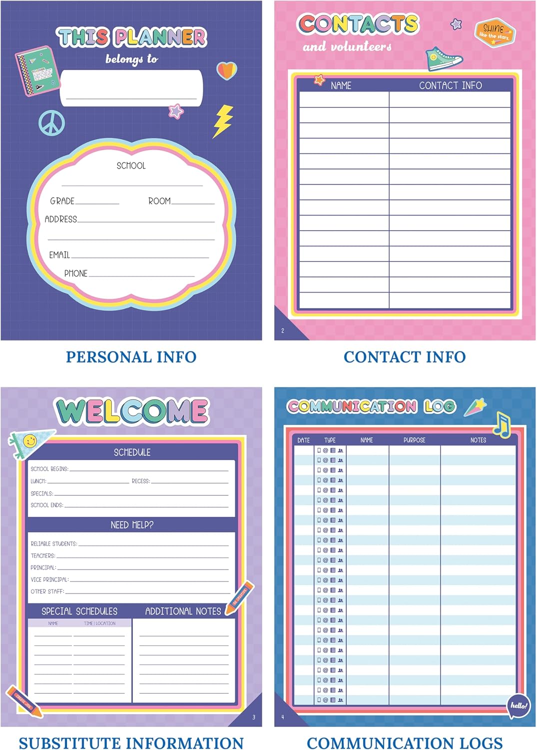 Detalle 2 de Carson Dellosa Teacher Planner, 8" x 11