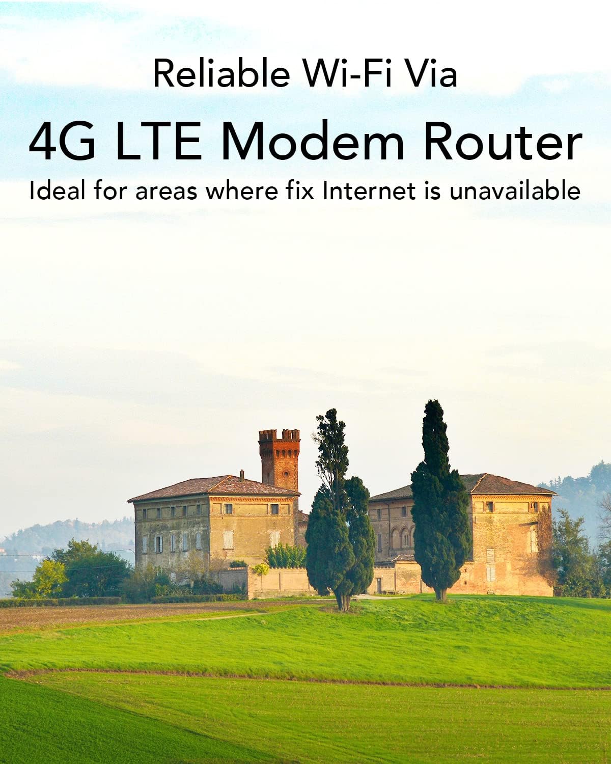 Detalle 1 de Cudy LT500D 4G LTE Modem Router mit SIM Steckplatz