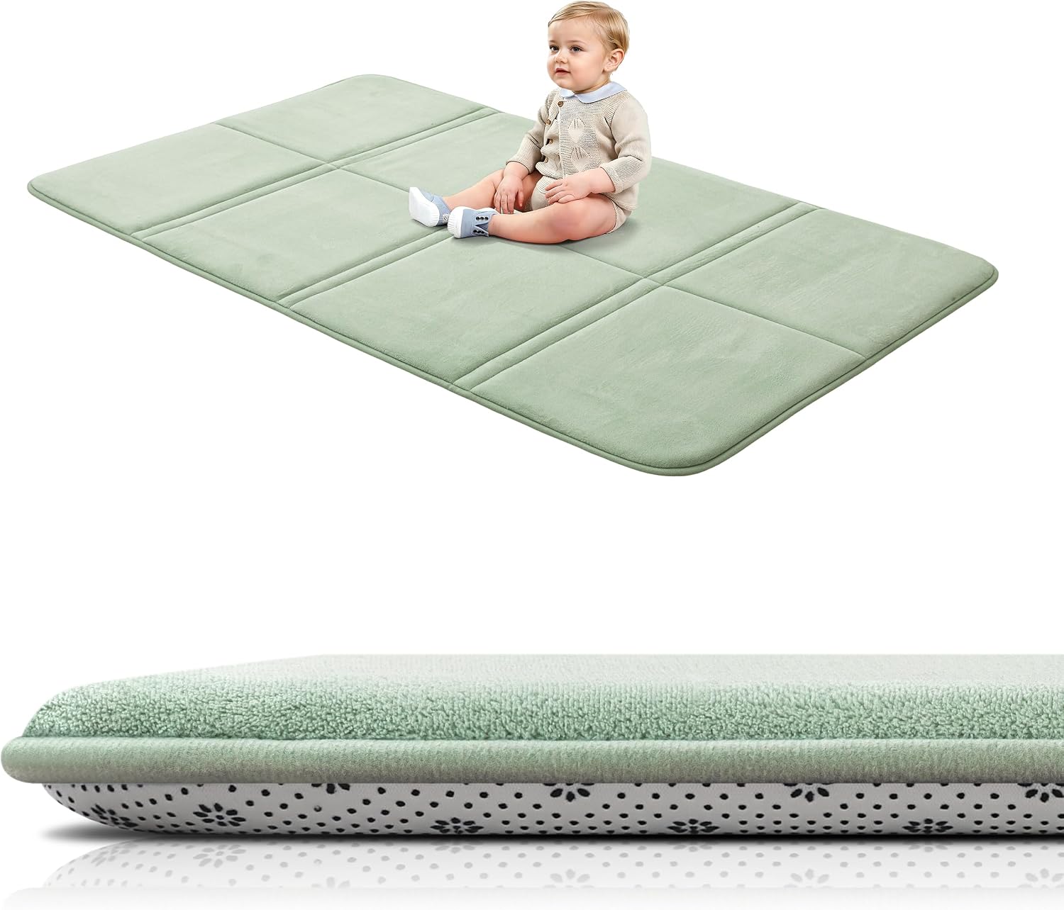 Detalle de BYBYME 3cm Baby Play Mat 80×150 cm for Toddlers