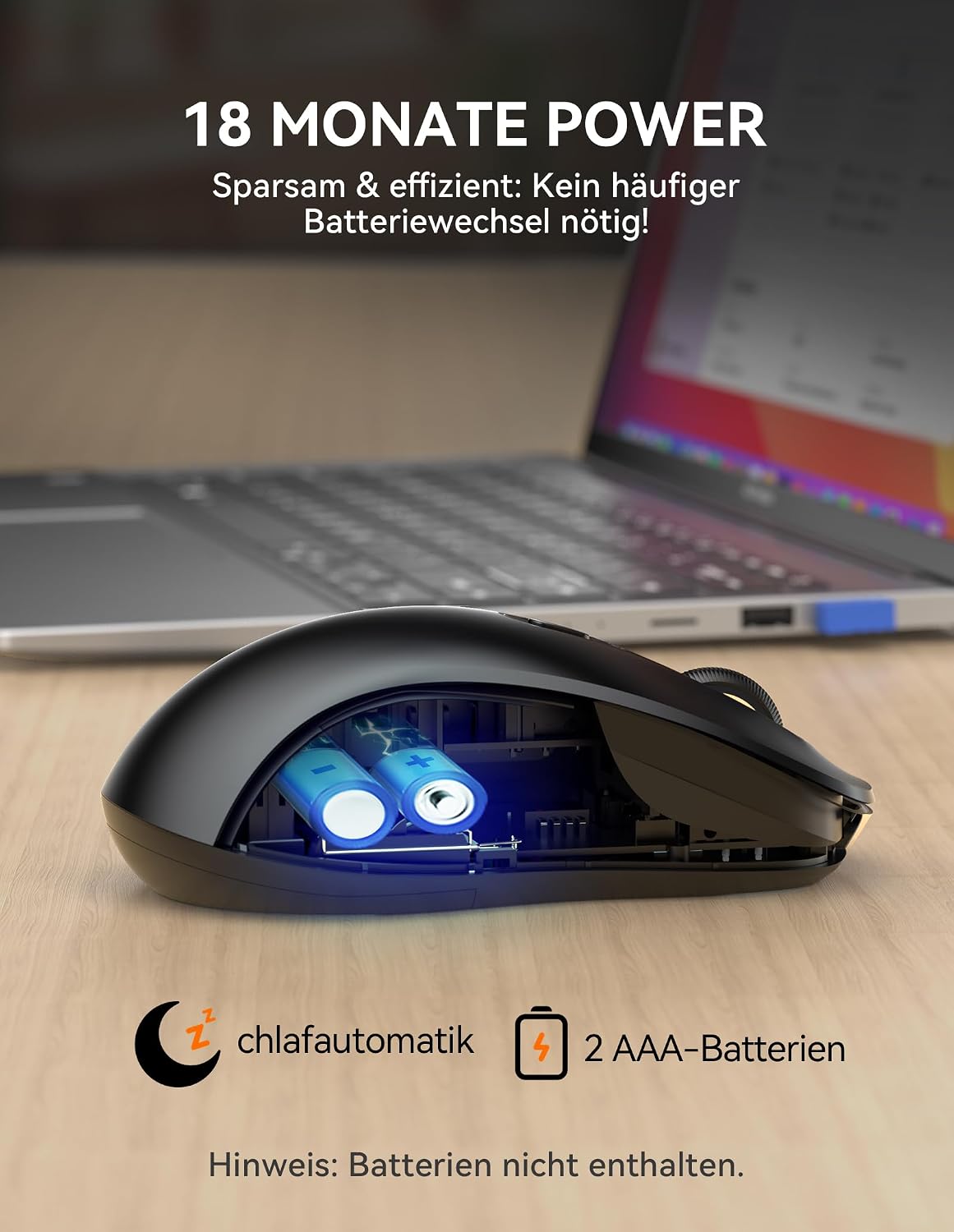 Thumbnail 4 de TECKNET Bluetooth Maus Tri-Modus 4800 DPI