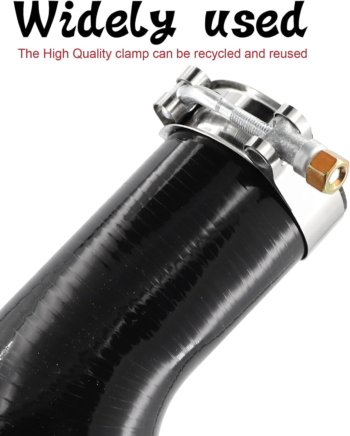 Detalle de TuoLauthon Silicone Reducer Hose 45-degree