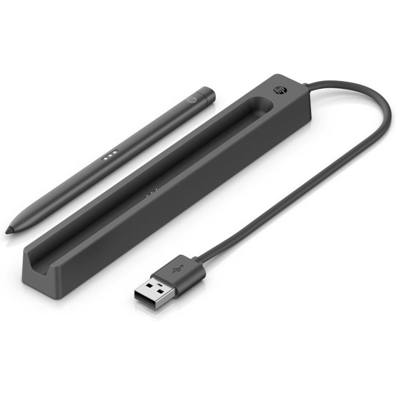 Detalle 2 de Cargador de lápiz recargable HP Slim USB negro (0,15 m) de HP