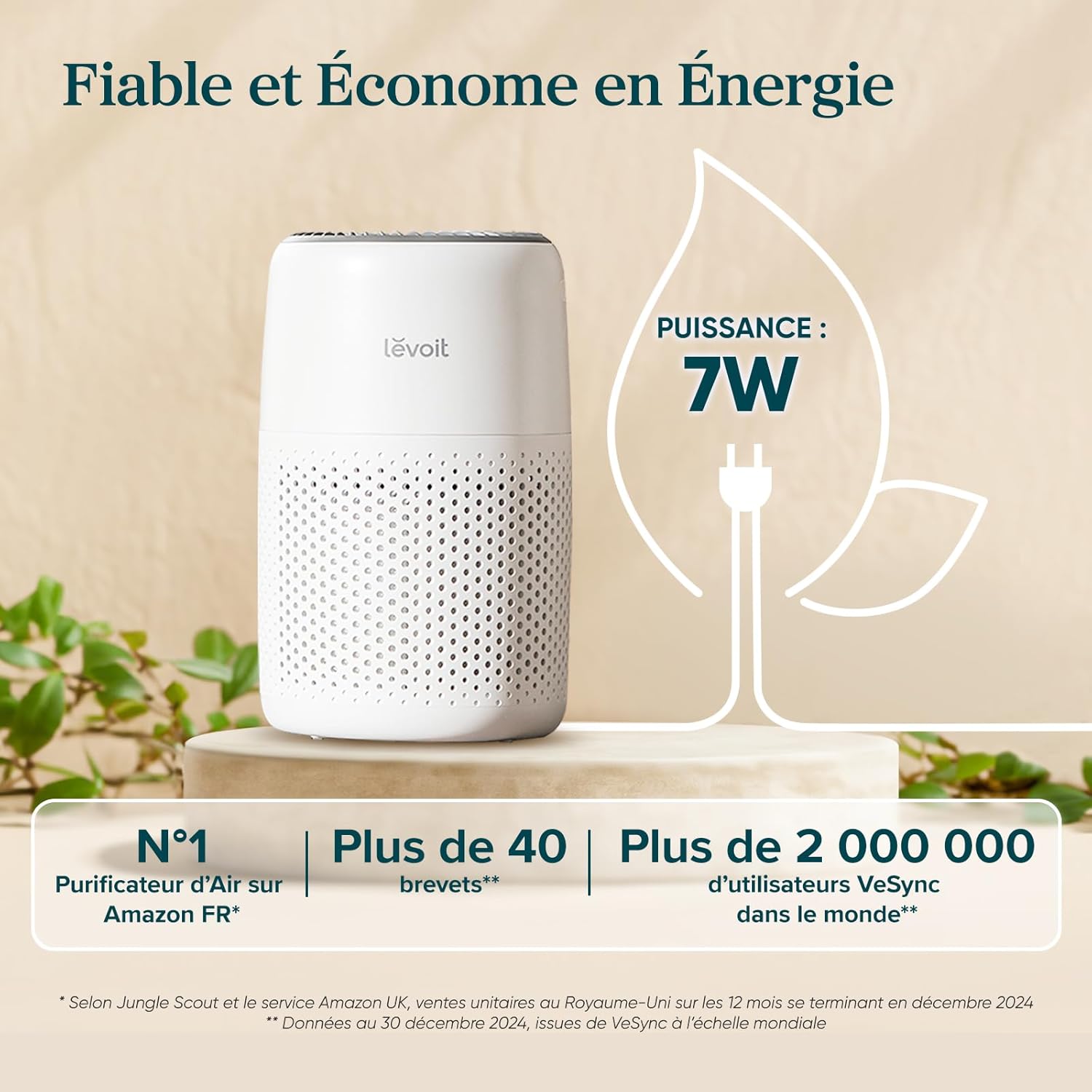 Thumbnail 6 de LEVOIT Purificateur d'Air Chambre – 3-en-1, Silencieux et Aromathérapie (Core Mini)