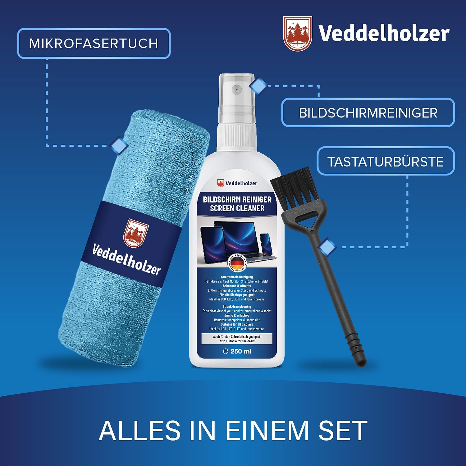 Thumbnail 4 de Veddelholzer Displayreiniger 250 ml