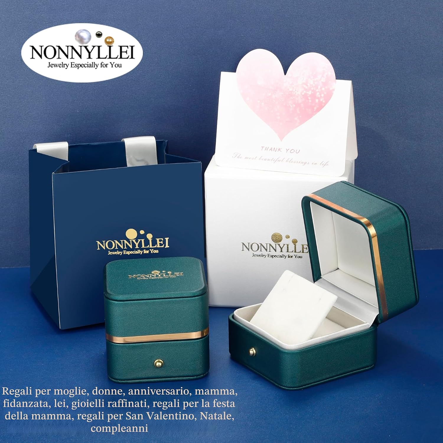Thumbnail 6 de Collana con ciondolo a forma di cuore infinito in argento Sterling di NONNYLLEI