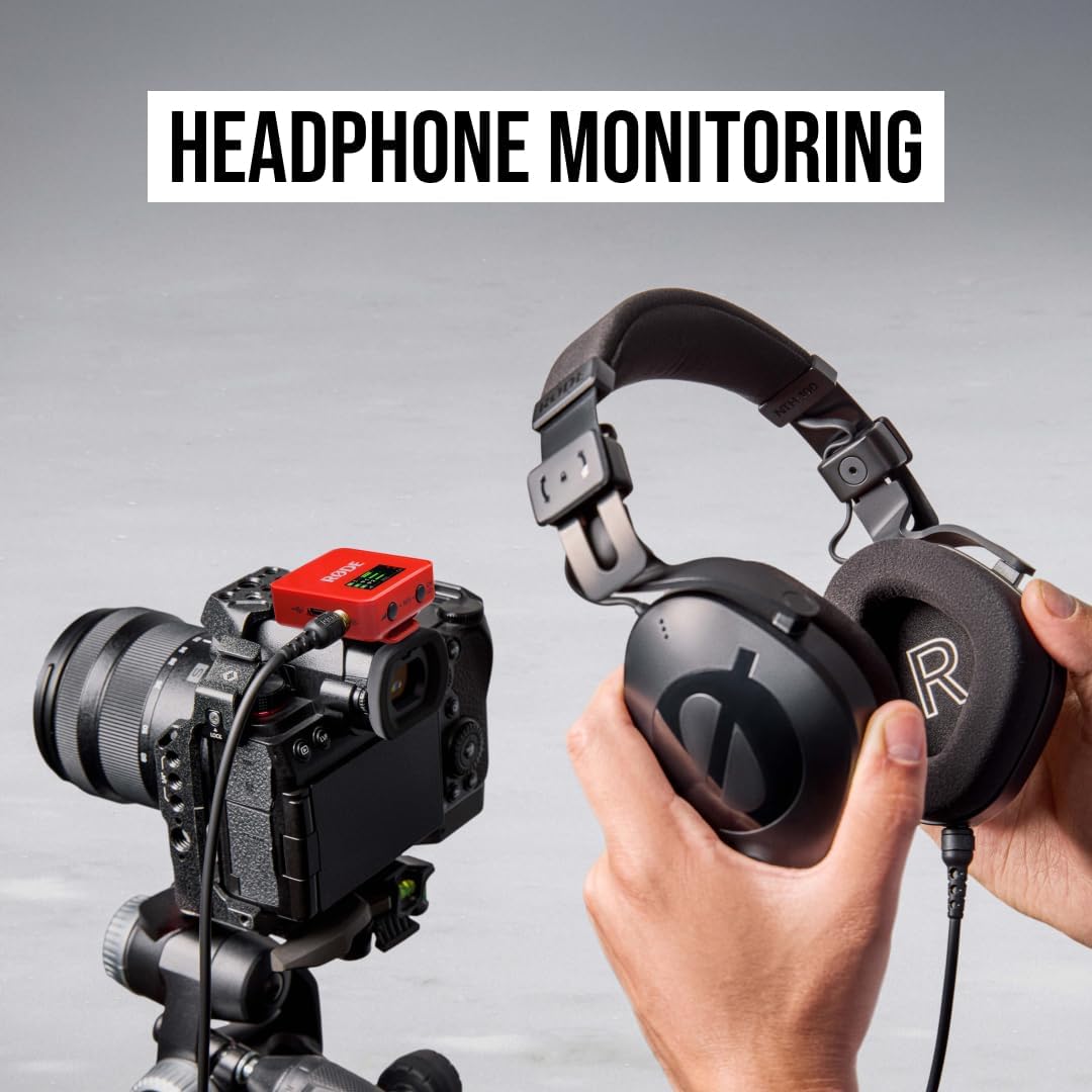 Thumbnail 4 de RØDE Wireless GO Gen 3 (Red): Compact wireless mic system with 32-bit onboard recording
