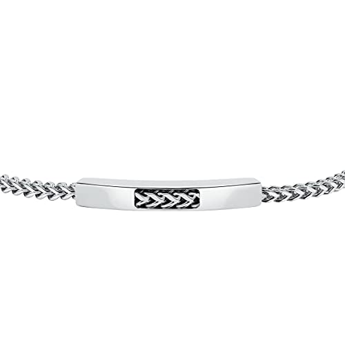 Detalle 2 de Sector No Limits BASIC Bracciale – 22 cm in acciaio con smalto, chiusura a moschettone