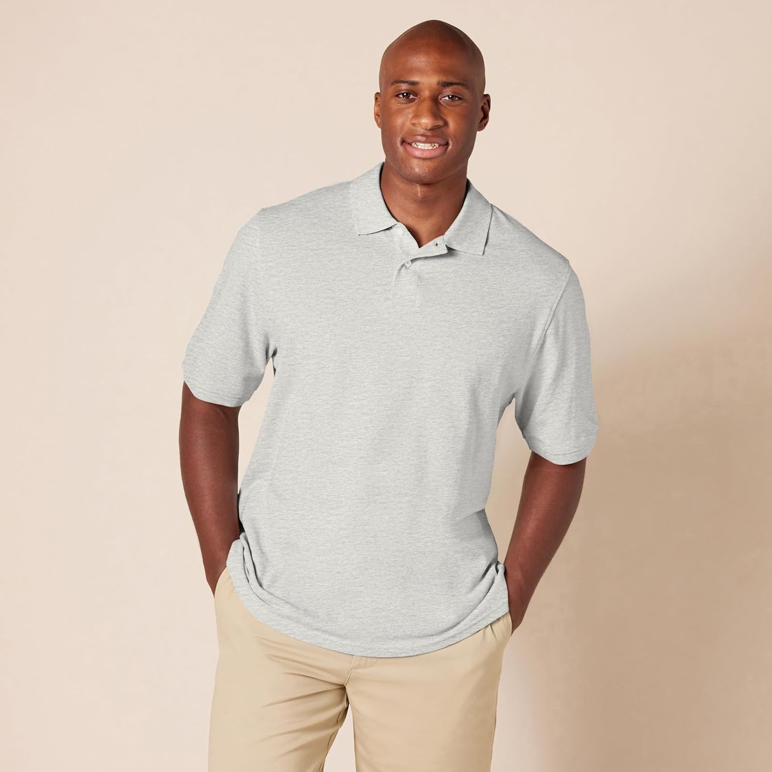 Thumbnail 4 de Amazon Essentials Polo en Piqué de Coton à Manches Courtes – Coupe Classique pour Homme (Grande Taille)