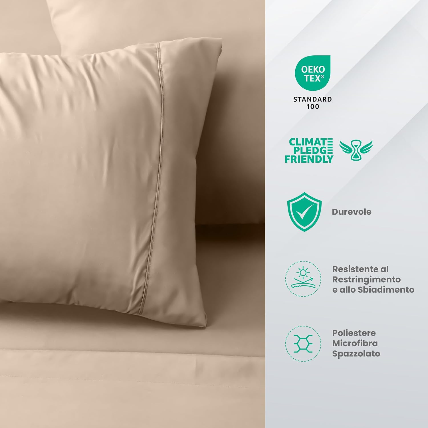 Detalle de Utopia Bedding set lenzuola matrimoniali 180x200