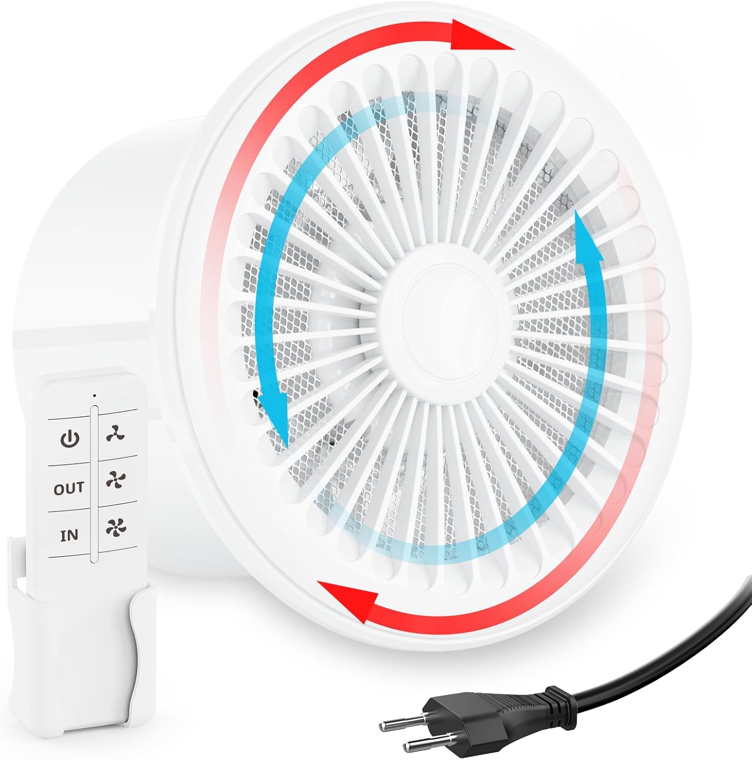 Detalle de HG Power 150mm Ventilateur d'extraction 310m³/h