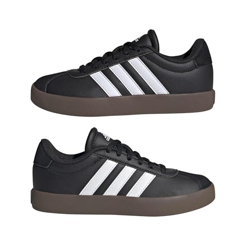 Detalle de adidas Kids' VL Court 3.0 - Chaussure en daim pour enfants