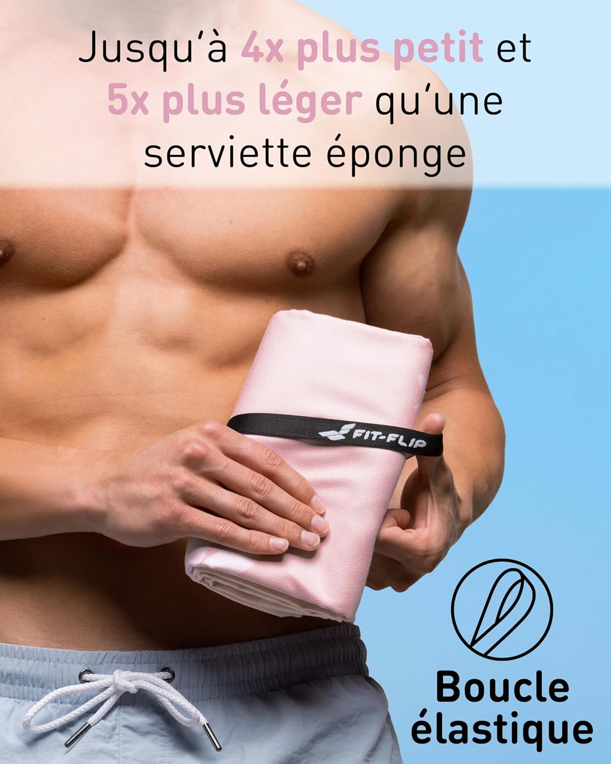 Thumbnail 4 de Fit-Flip Serviette Microfibre XXL 160 x 90
