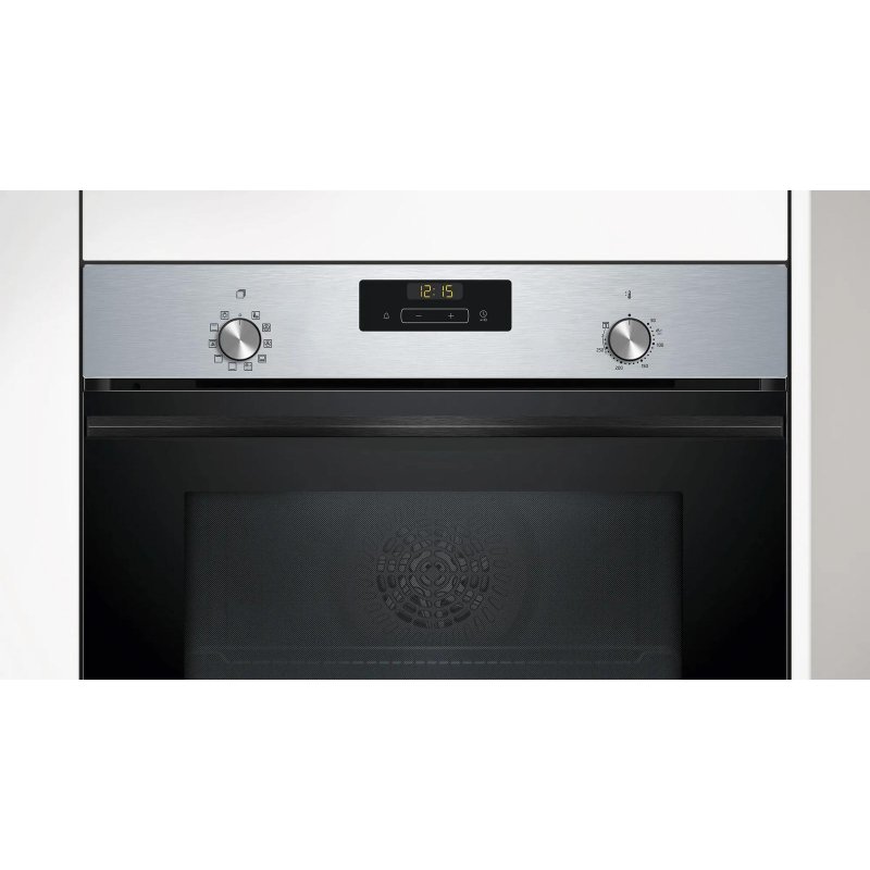 Detalle 2 de Horno eléctrico Balay 3HB413CX3 71L negro y plata Hydro con autolimpieza, LED y bloqueo para niños