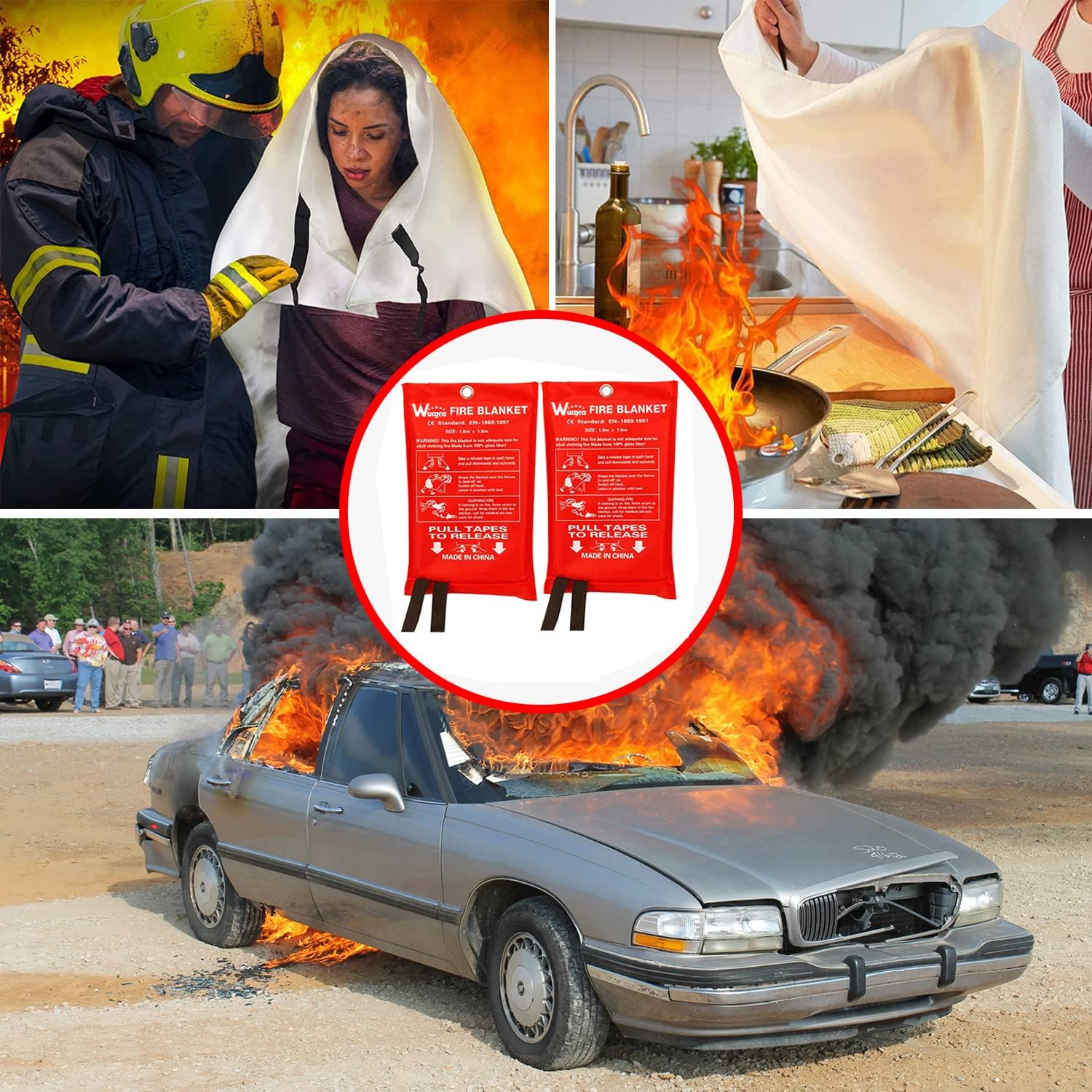 Thumbnail 3 de Löschdecke wucgea 2er Pack DIN EN 1869