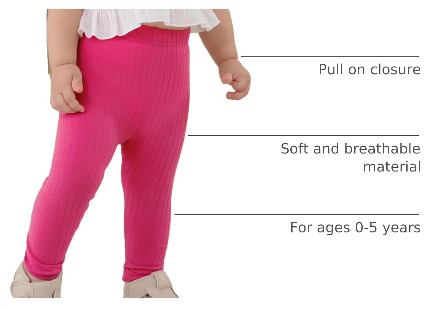 Detalle de DREAM BUS Toddler Leggings 5-Pack