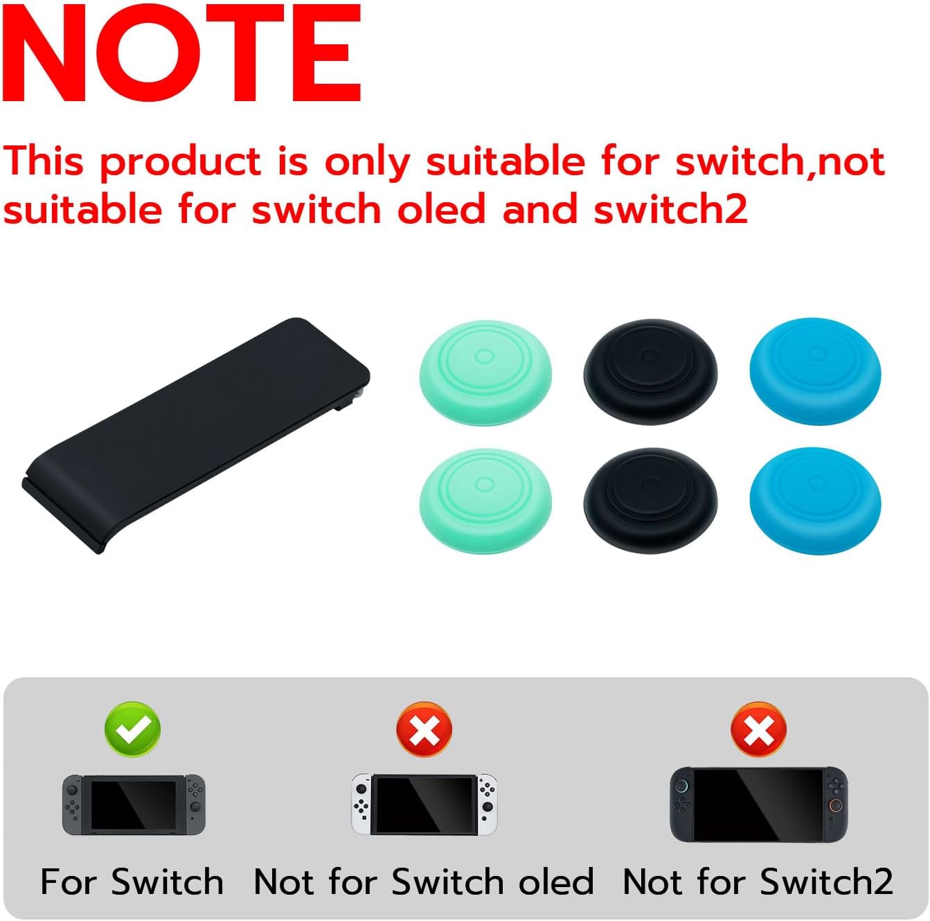 Thumbnail 1 de Nintendo Switch Ständer Ersatz, 6 Kappen