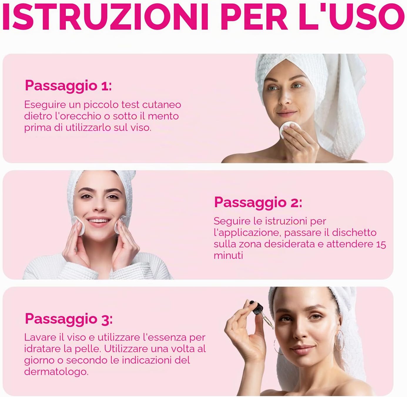 Detalle de ANAi RUI Dischetti esfolianti all’acido glicolico 35% AHA Peeling Pad viso (80 pads)