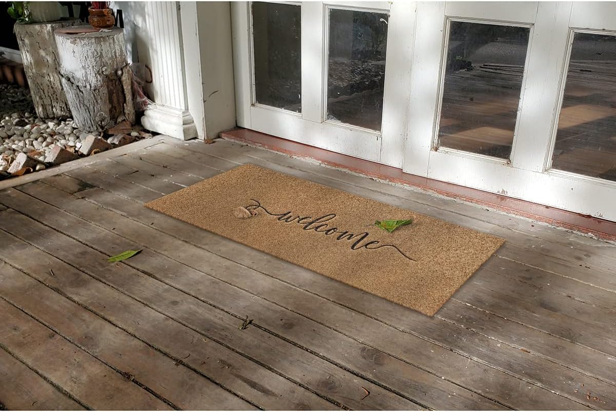 Detalle 2 de AAZZKANG 18 x 48-Inch Welcome Mat with Polypropylene Surface and Rubber Backing