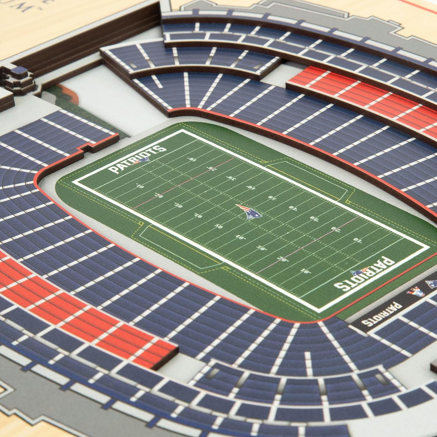 Detalle de YouTheFan NFL 5-Layer StadiumView Wall Art (17" x 13" )