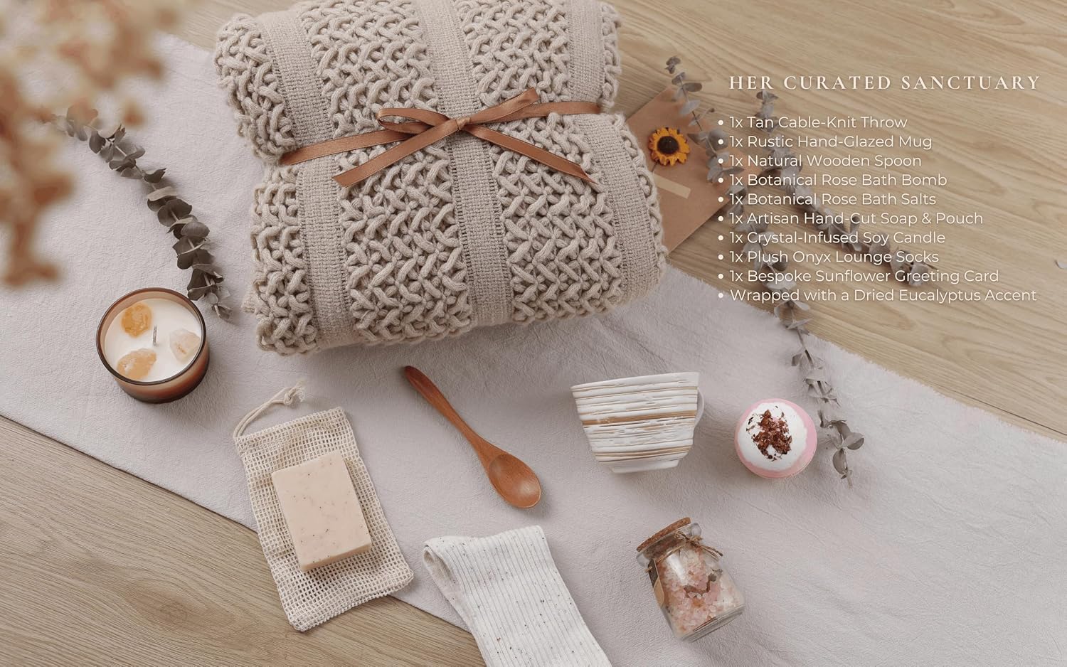 Thumbnail 2 de Cozy Self Care Package for Women – TAN