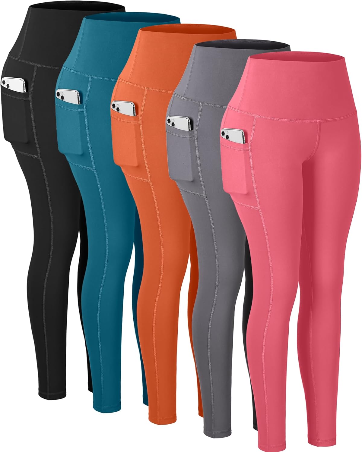 Detalle de CHRLEISURE Leggings with Pockets 3-Pack