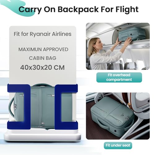Thumbnail 2 de MATEIN for New Ryanair Cabin Bags 40x30x20: Practical Underseat Travel Backpack