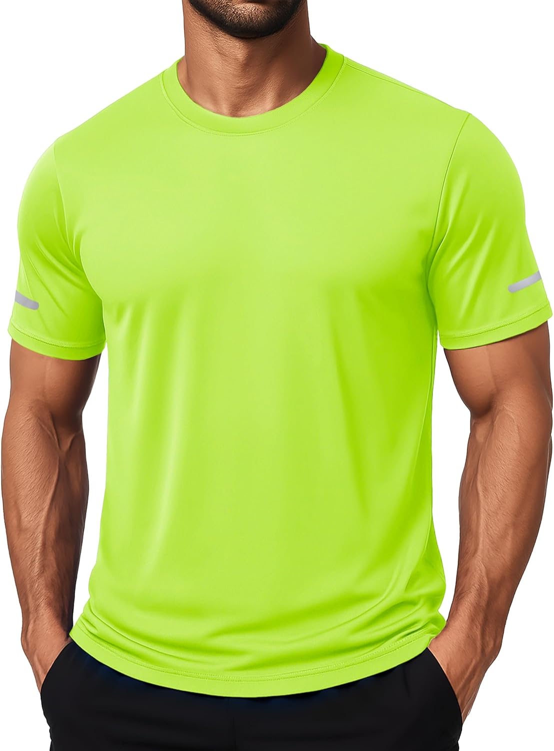 Thumbnail 6 de MAGCOMSEN Herren UV-Sportshirt UPF 50+ mit Kurzarm und Reflexstreifen