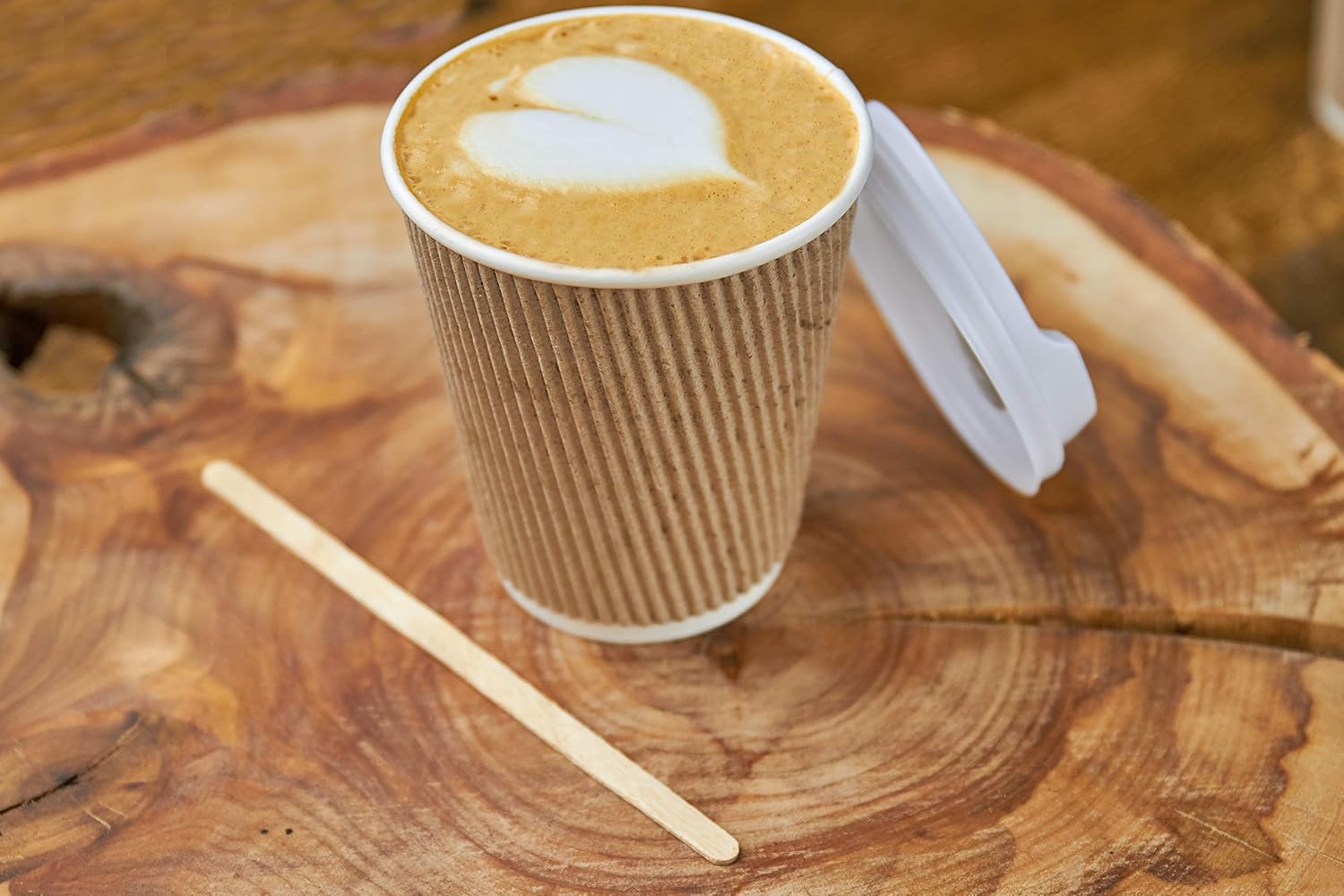 Detalle de Makerstep Birch Wood Coffee Stirrers, 7 Inch, 1000 Pack