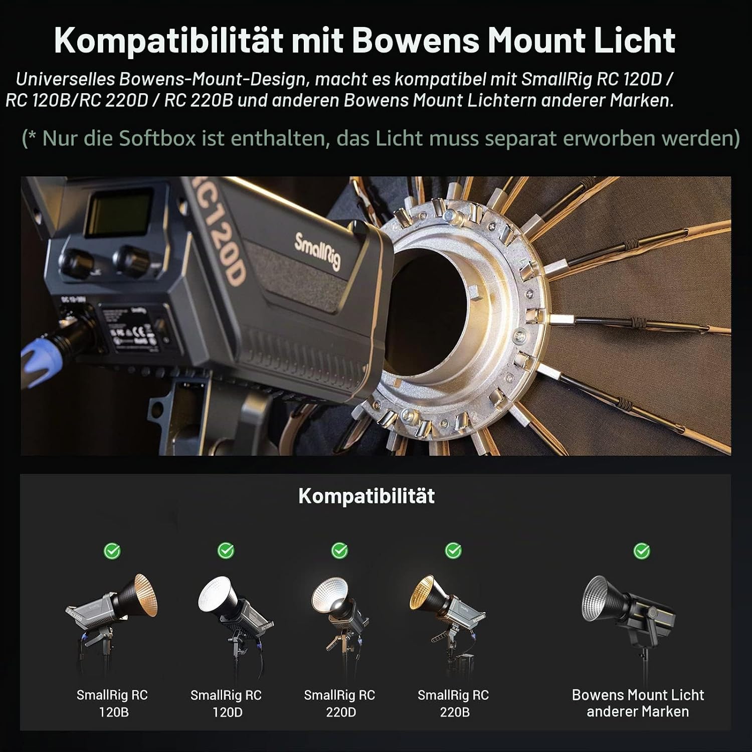 Thumbnail 6 de SMALLRIG RA-D55 Parabolic Softbox 55 cm