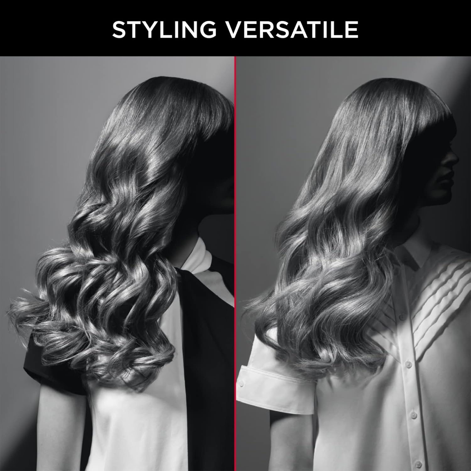 Detalle de Rowenta x Karl Lagerfeld CF321L ferro arricciacapelli 25 mm con rivestimento Cheratina & Onde Ricci Naturali, 200°C