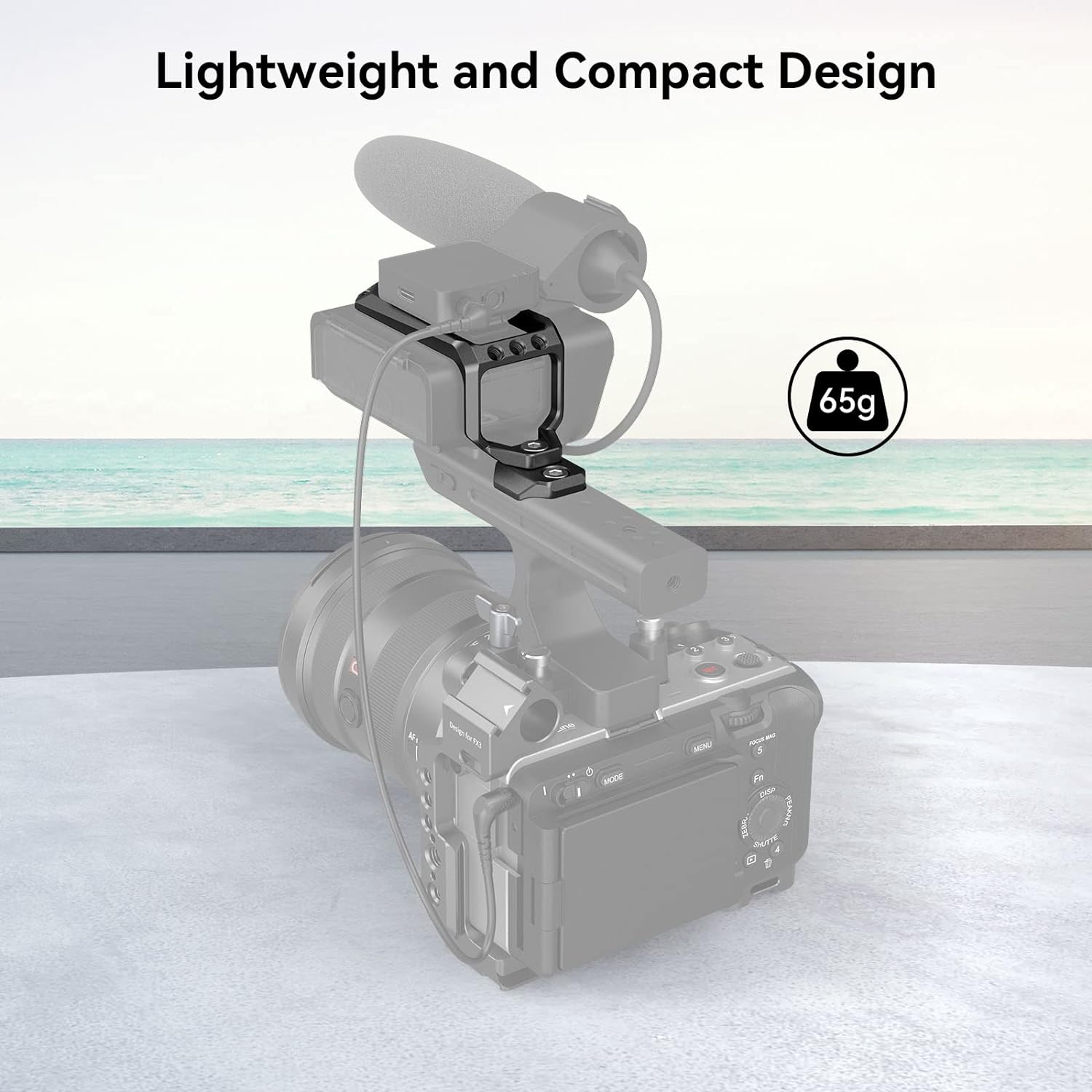 Detalle de SMALLRIG MD3990 Plaque supérieure 65 g