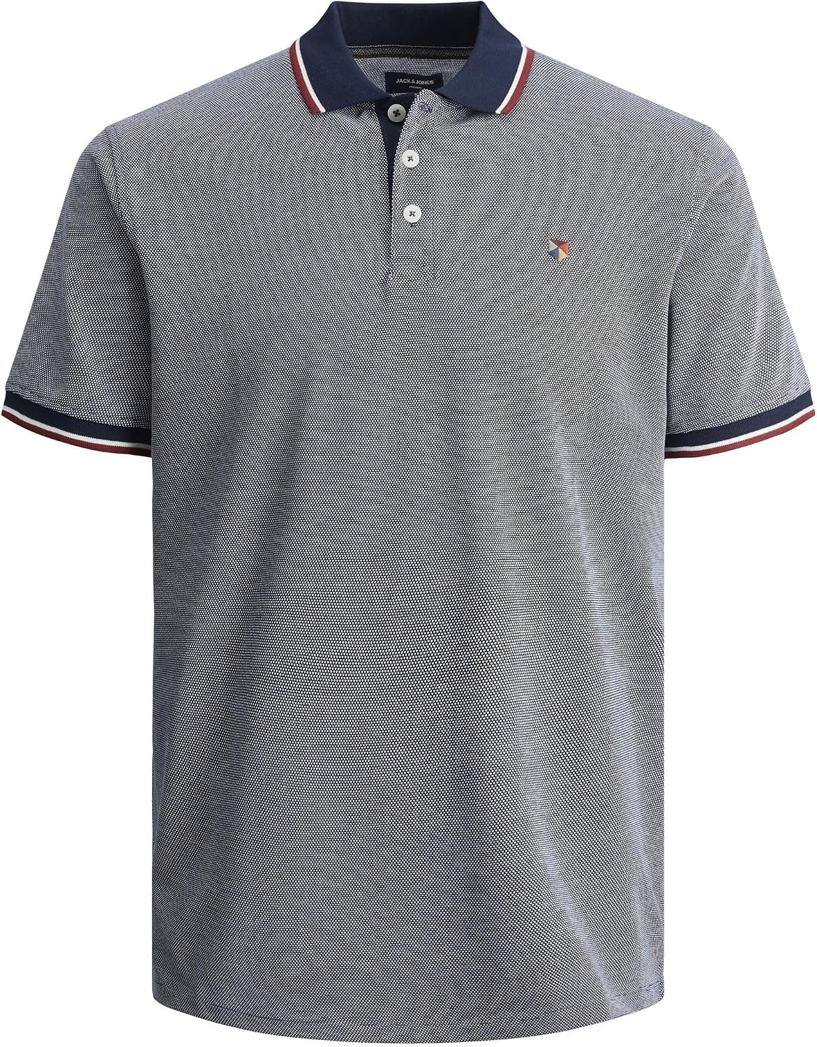 Thumbnail 6 de Jack & Jones Herren Slim Fit Polo JJEPAULOS Uni Schwarz XS