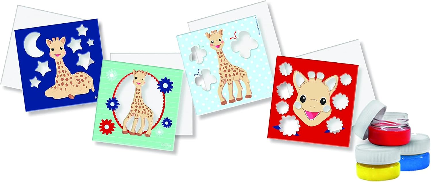 Detalle 2 de SES Creative 14493 – karty do malowania palcami z motywem Sophie la girafe