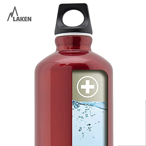 Detalle de Laken Botella de Aluminio 1,5L Gris Futura (boca estrecha)