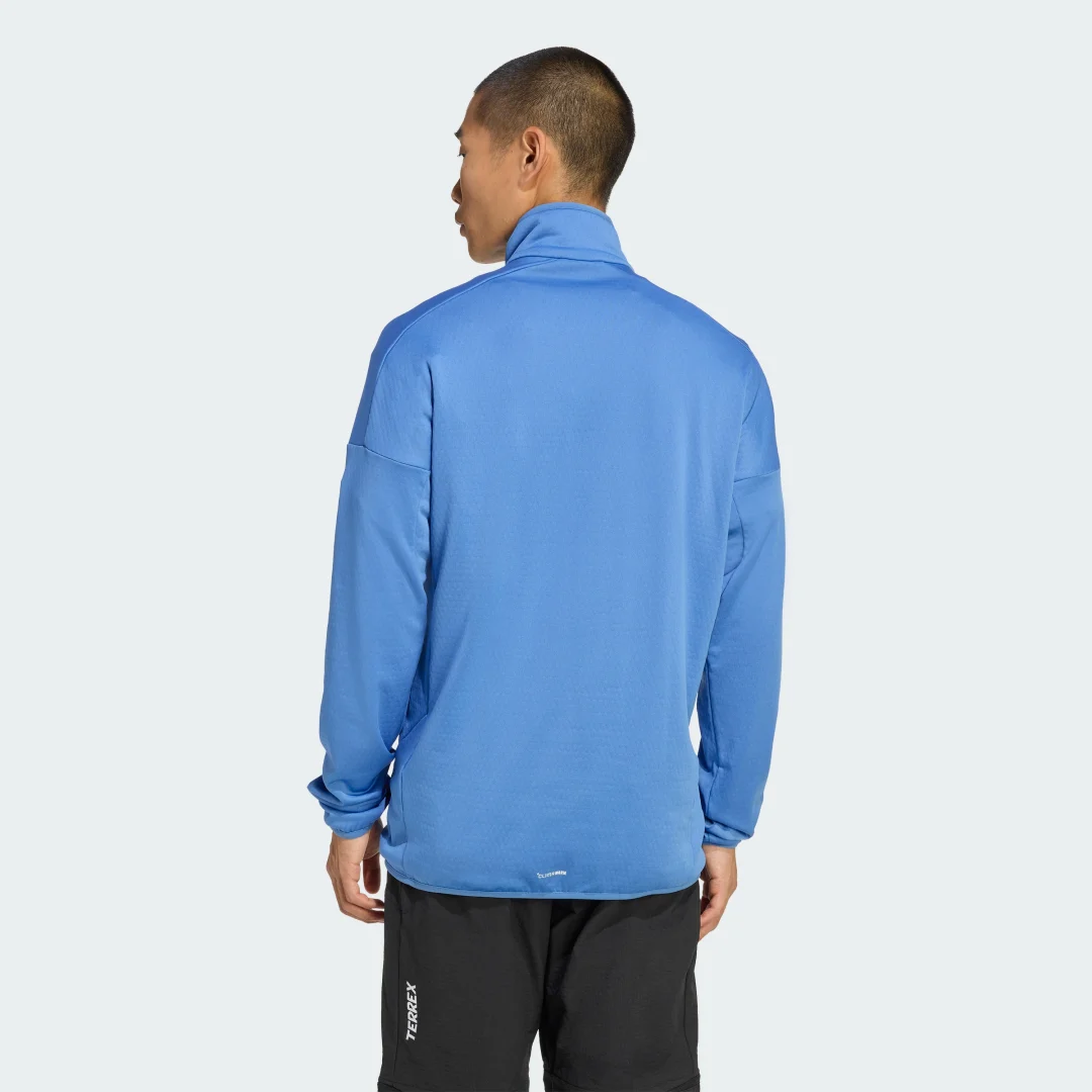 Thumbnail 1 de Chaqueta de felpa fina Terrex Xperior Climawarm de Adidas (Azul) – para uso outdoor en frío ligero