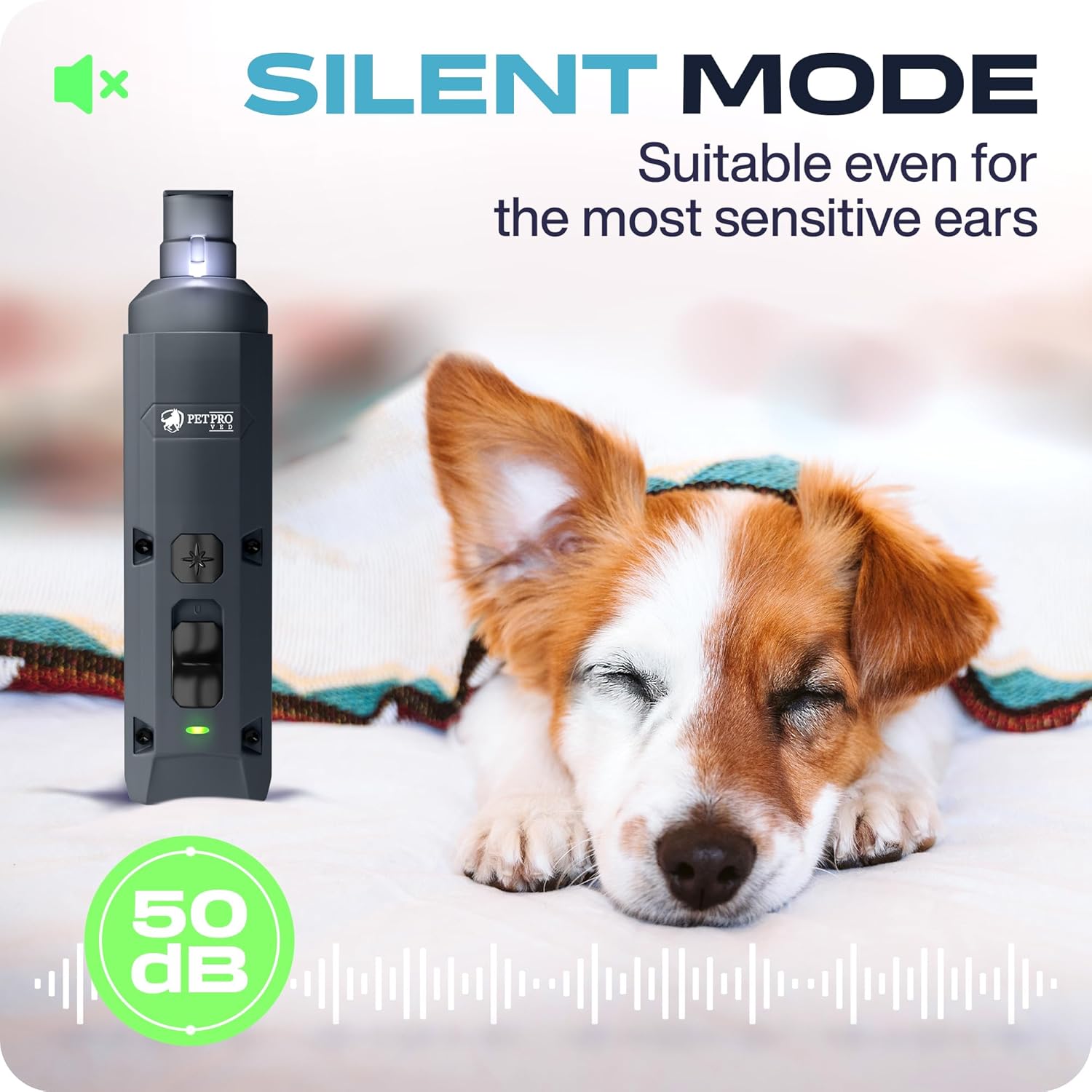 Thumbnail 6 de PETPROVED Dog Nail Grinders silent electric nail grinder set for dogs and cats
