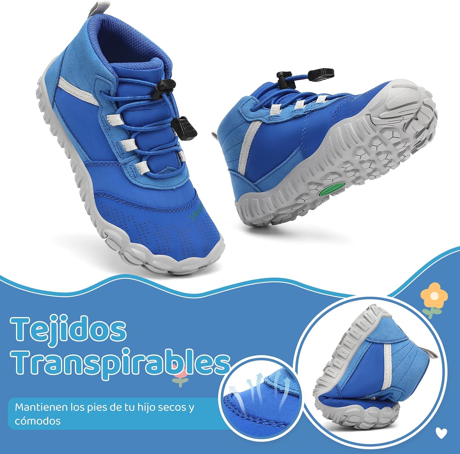Thumbnail 6 de SAGUARO Barefoot Zapatillas de Trail Niños