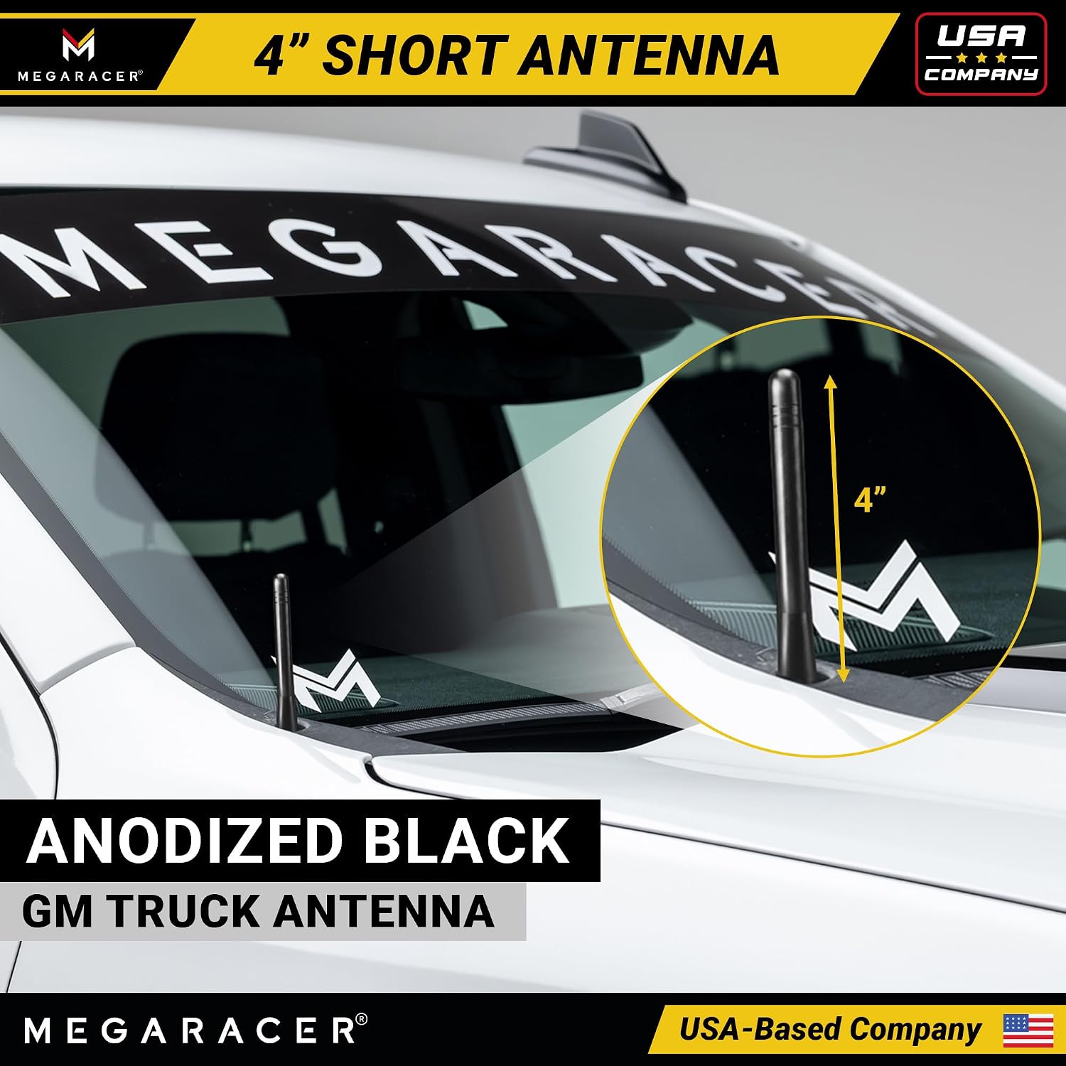 Detalle de Mega Racer Truck Antenna, 4-Inch