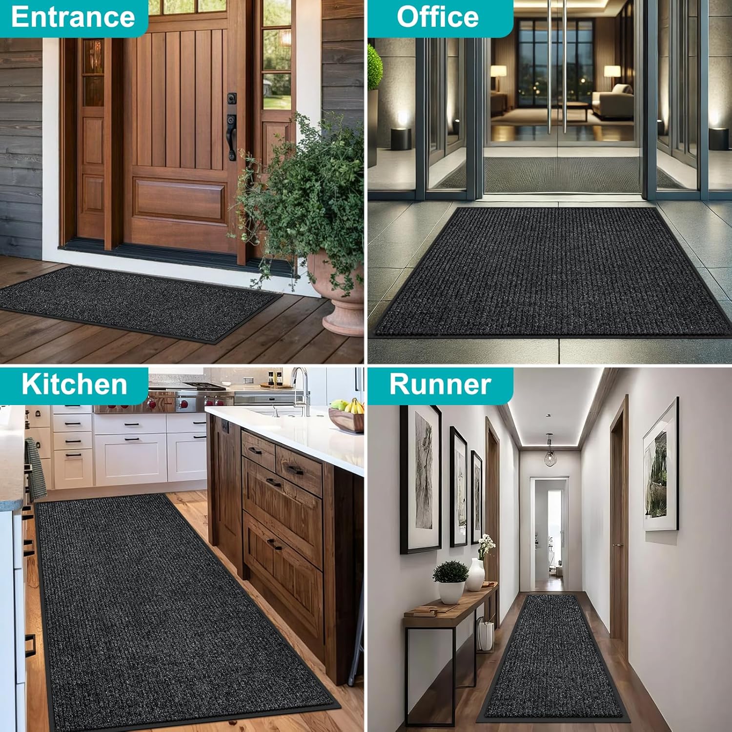 Thumbnail 6 de Azadx 3'x4' Heavy Duty Front Door Mat