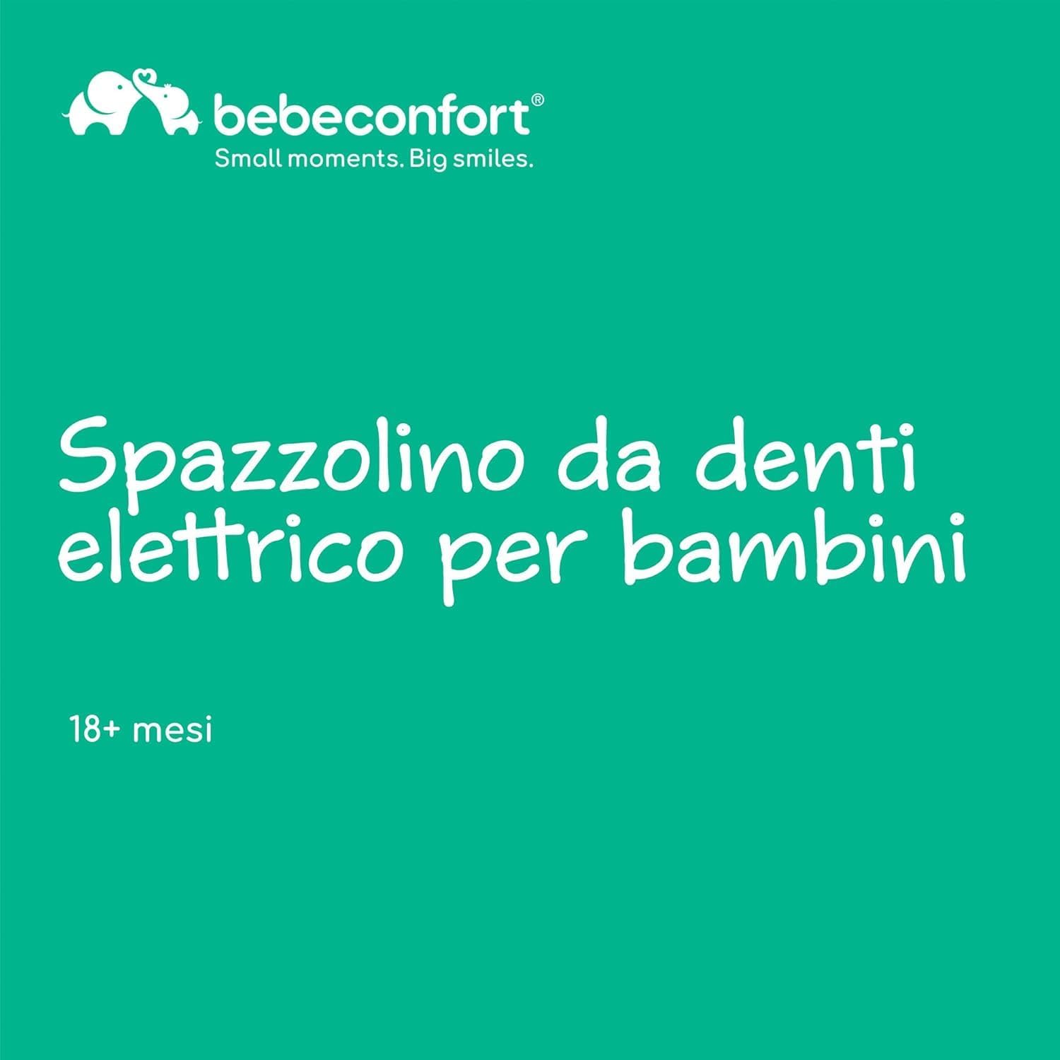 Thumbnail 1 de Bebeconfort Spazzolino Elettrico Bambini da 18 mesi con 8 testine, timer smart e luci LED
