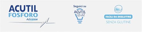 Thumbnail 4 de Acutil Fosforo Advance — Integratore alimentare con Vitamina B6, L‑Asparagina, Fosfoserina e L‑Glutammina, 50 Compresse