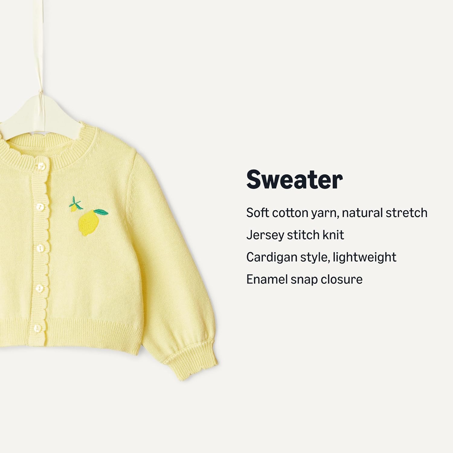 Thumbnail 2 de Amazon Essentials x Sofia Grainge Toddler and Baby Girls' Lightweight Cotton Cardigan Sweater