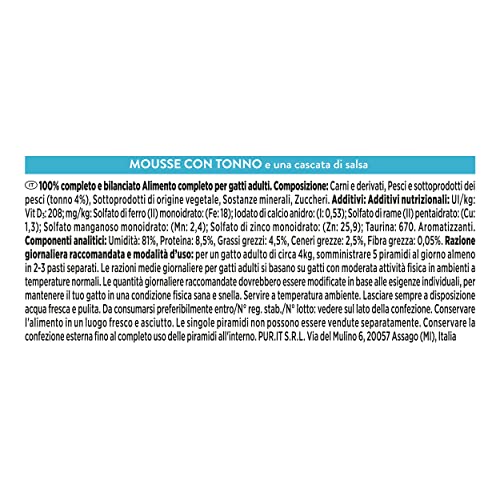 Detalle de GOURMET Revelations Cibo Umido per Gatti Adulti – Mousse Tacchino in Confezioni da 57 g (24 pezzi)