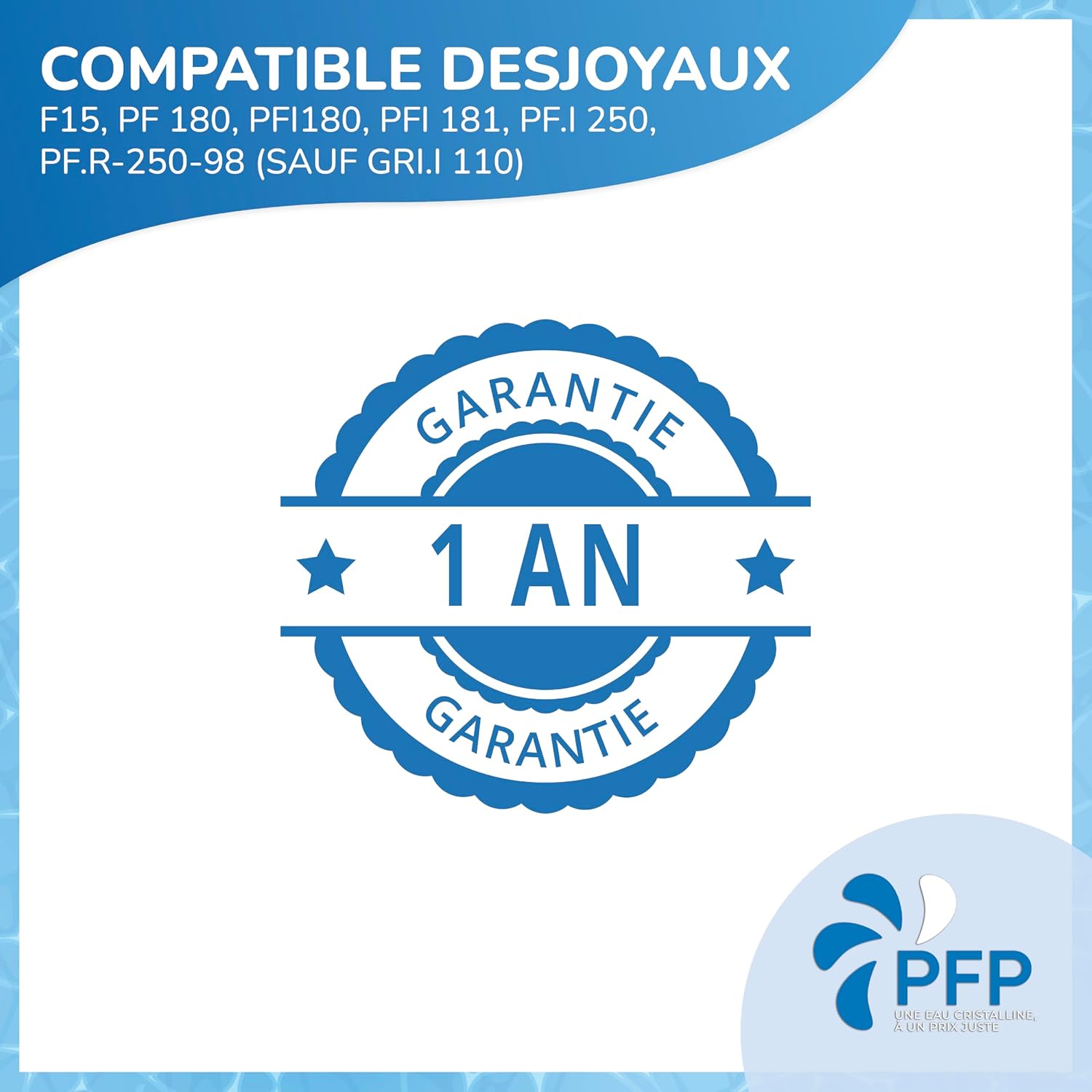 Thumbnail 5 de Poche Filtrante PFP Compatible Desjoyaux – Lot de 2, 30 Microns, Eau Chargée