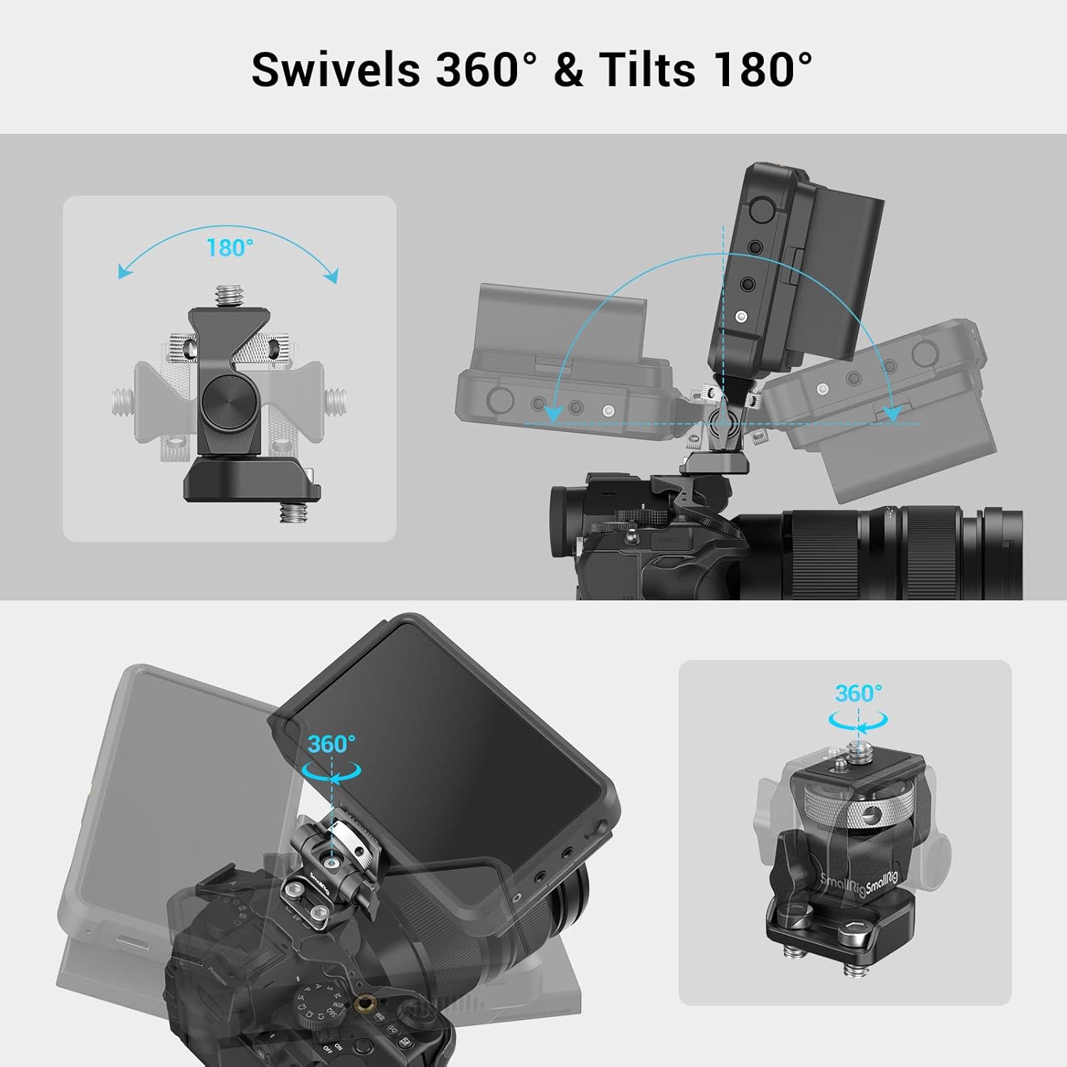 Thumbnail 2 de SMALLRIG 2904B Monitorhalterung 5"–7"