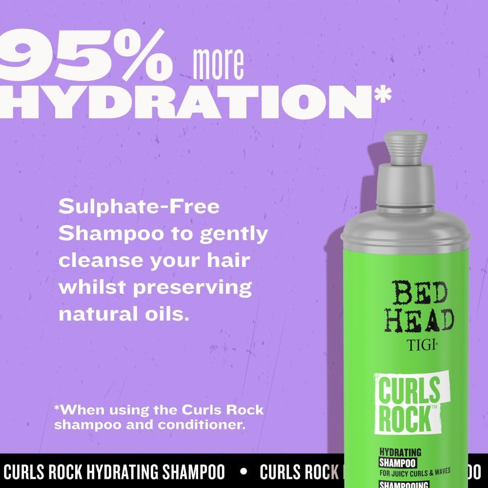 Thumbnail 2 de Bed Head by TIGI Curls Rock: shampoo idratante per capelli ricci da 400 ml