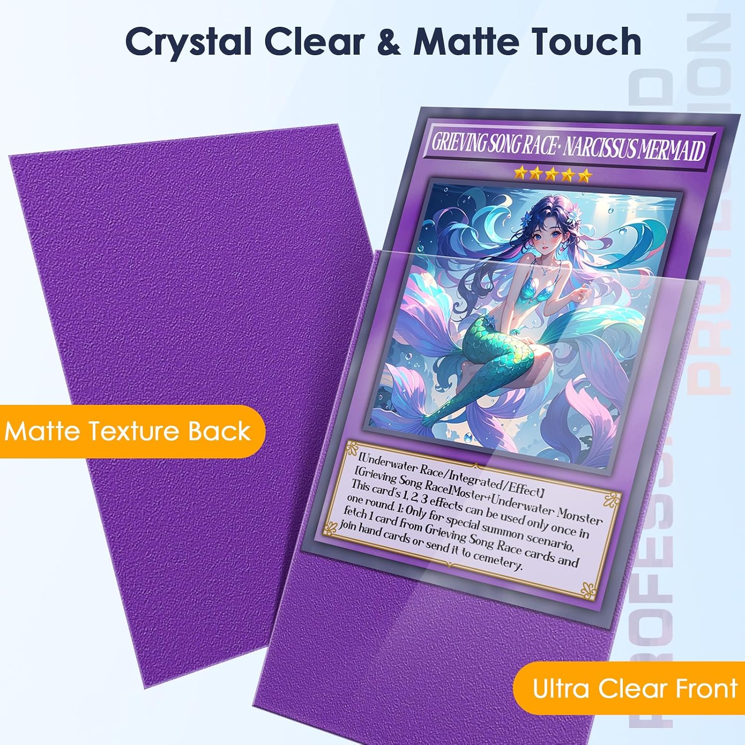 Detalle de 1000Pcs Trading Card Sleeves, 10 Colors Top Loading Sleeves for Standard Cards (2.5" x 3.5")
