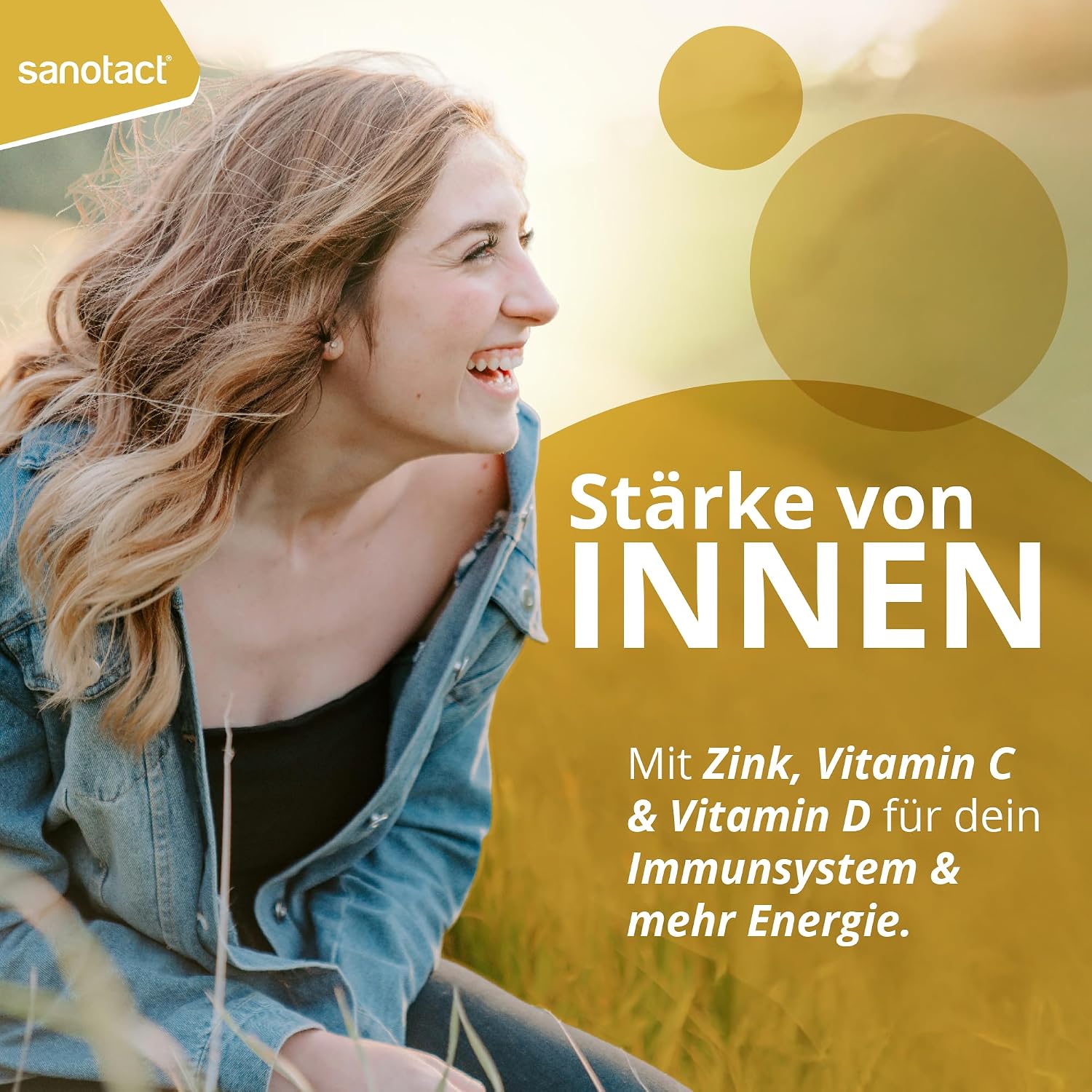 Detalle de sanotact Zink + C + D Lutschtabletten – 8 × 20 Stück