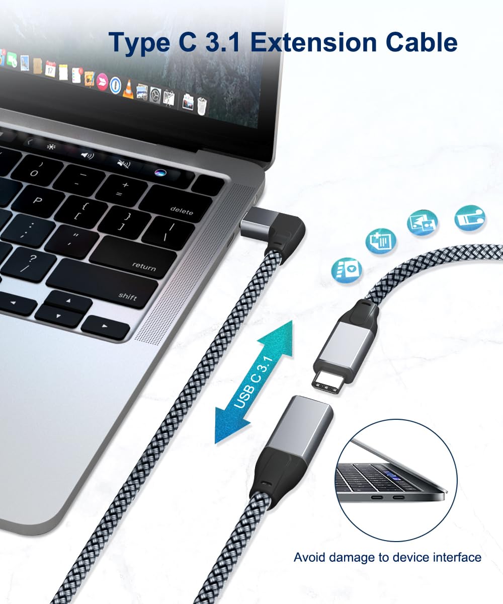 Detalle 1 de RUXELY USB C VerlĂ€ngerung 0,2 m đ