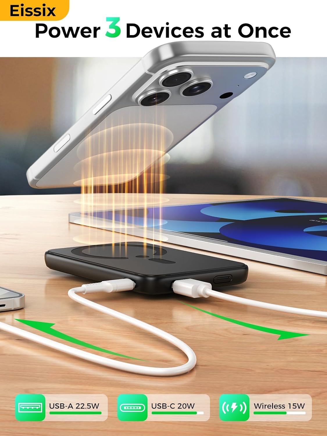 Thumbnail 6 de Eissix Magnetic Power Bank 12000mAh